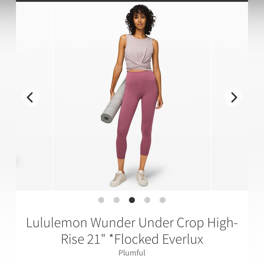 Lululemon wunder under a plum Pink High-Rise Leggings EUC